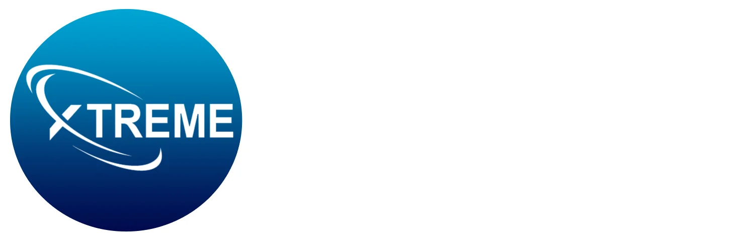 Xtreme HD IPTV Logo White symbolizing legal IPTV in USA with affordable IPTV price and premium subscription services